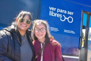 Más de 200 niños y adolescentes recibieron atención oftalmológica gratuita.